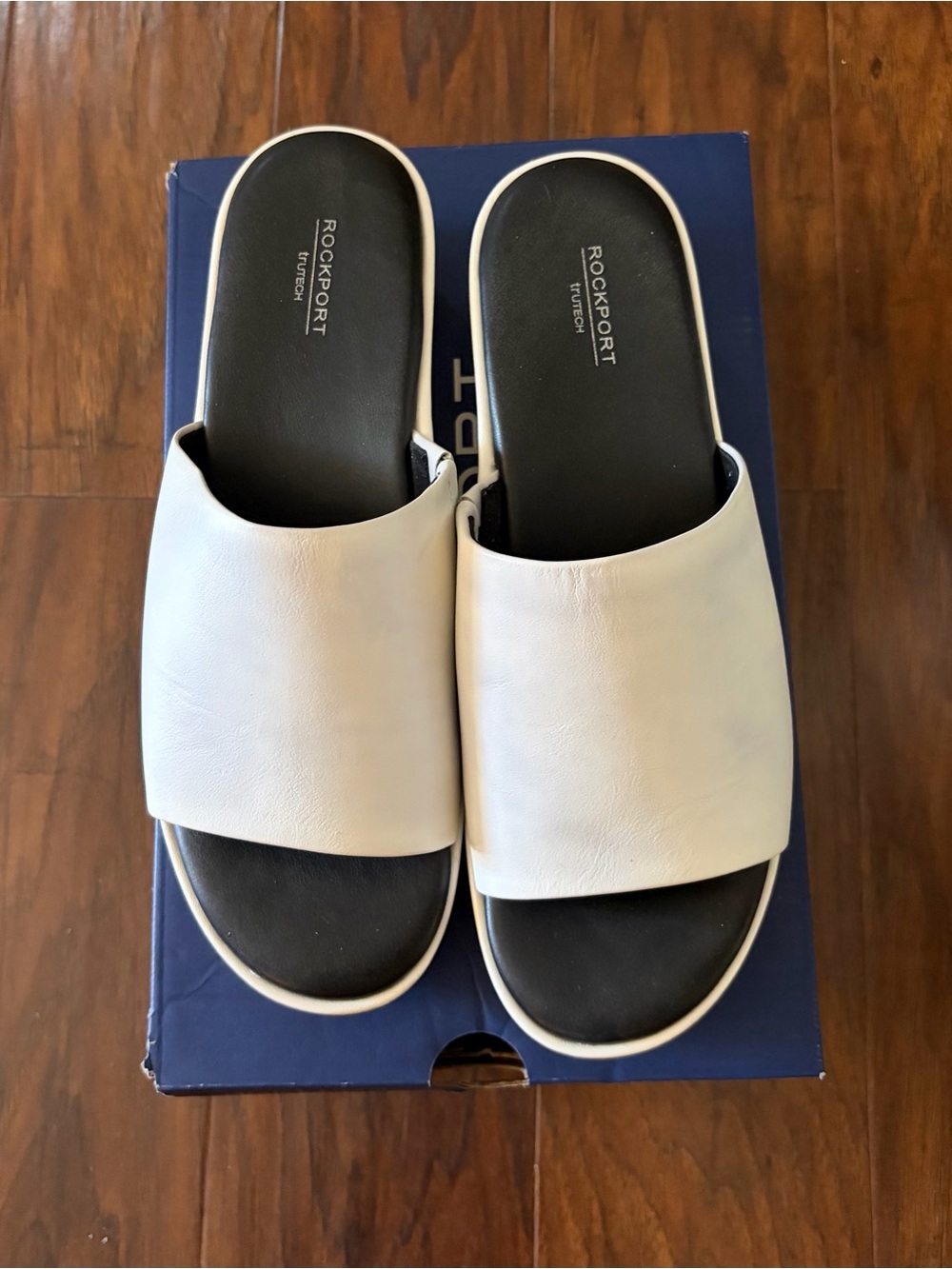 Rockport White Slide Mules for Women